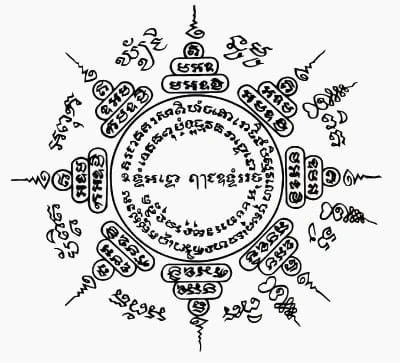 CMLocals Chiang Mai Locals Sak Yant circular geometrical mandala tattoo design