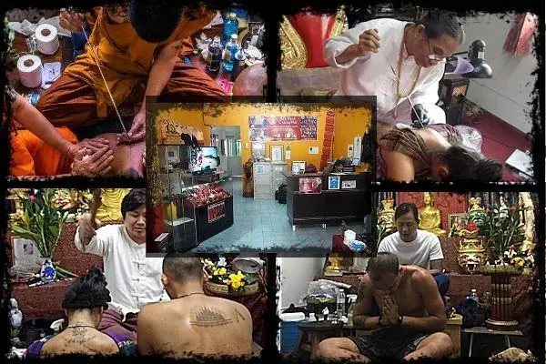 In-house Sak Yant experience with monk master in authentic setting