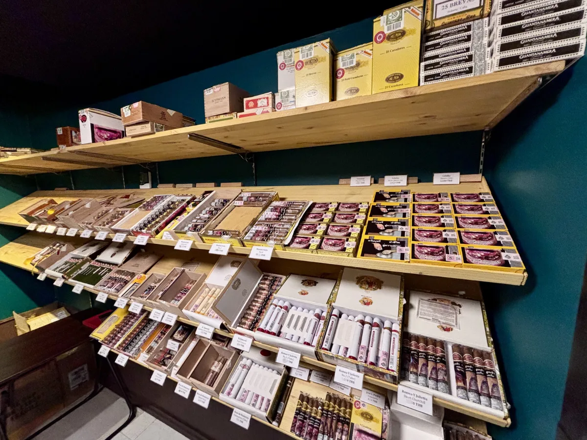 CMLocals Chiang Mai Locals CNX Cigars humidor wall display Cuban collection Nimman Chiang Mai